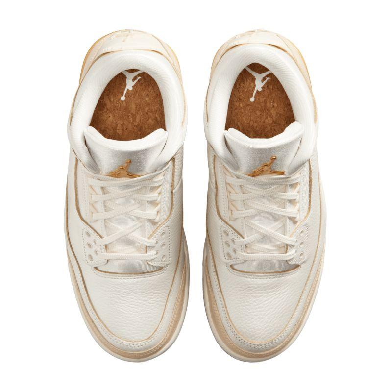 Air Jordan 3 Champagner und Austern Damen Sneaker Creme Sail Team-Gold IB2255-100