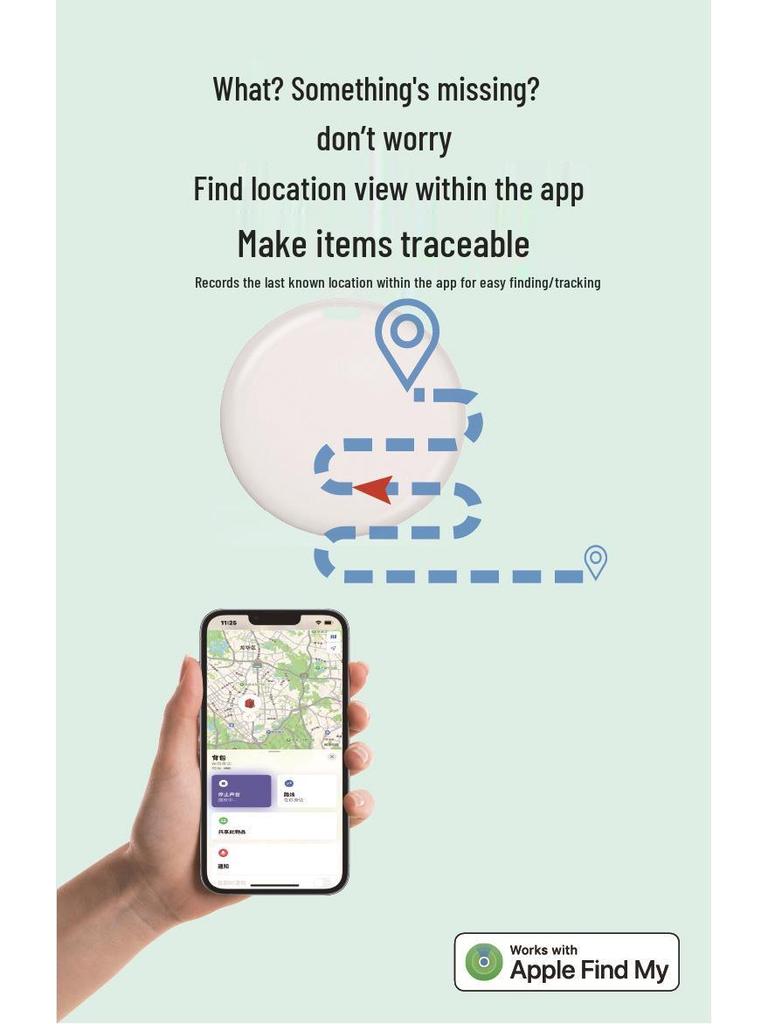 Cross-border Pet and Elderly Locator: Airtag Anti-loss Device for Cats, Dogs, and Children