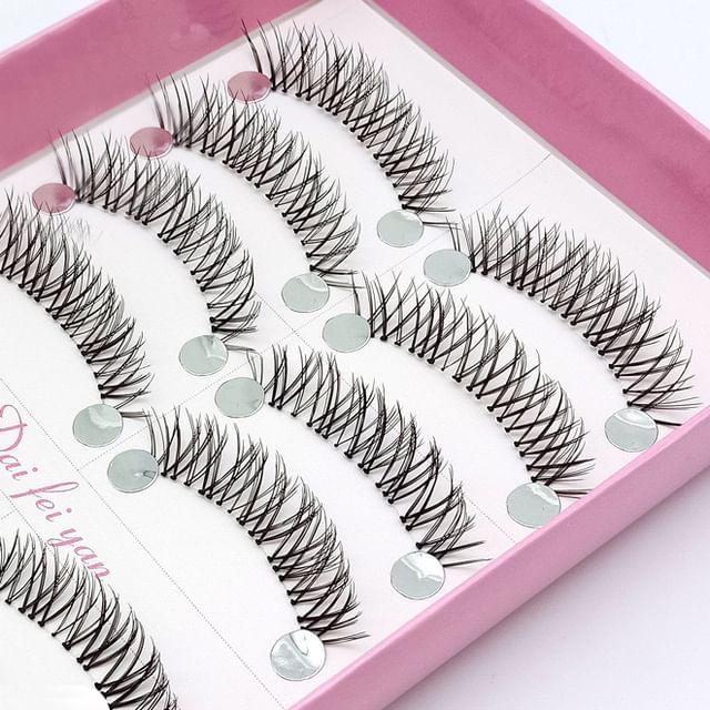 Lashie - Накладные ресницы Set of 10 Pairs - Black - One Size