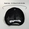 Syna Marca Trendy Ricamo Lettere Rete Cappellino da Baseball Per Uomo e Donna Versatile Traspirante Cappellino Protezione Solare Coppia Tendenza Moda