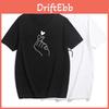 Stylish Heart Print T-shirt For Women Featuring Soft Comfortable Fabric And Casual Design