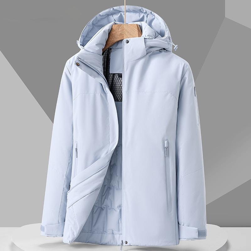 Women's Winter Waterproof Jacket Hiking Camping Skiing Warm Coat Outdoor Windproof Windbreaker Thick Fleece Climbing Clothes