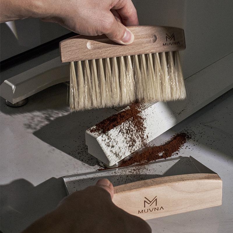 

MUVNA Muweina Магнитный совок Набор щеток для уборки кофейной стойки White Magnetic Dustpan Brush (Nylon Fiber)