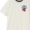 GUCCI T Shirts Men's Ecru Crew Neck Moderate Straight Fit 785345-XJGIK-9088