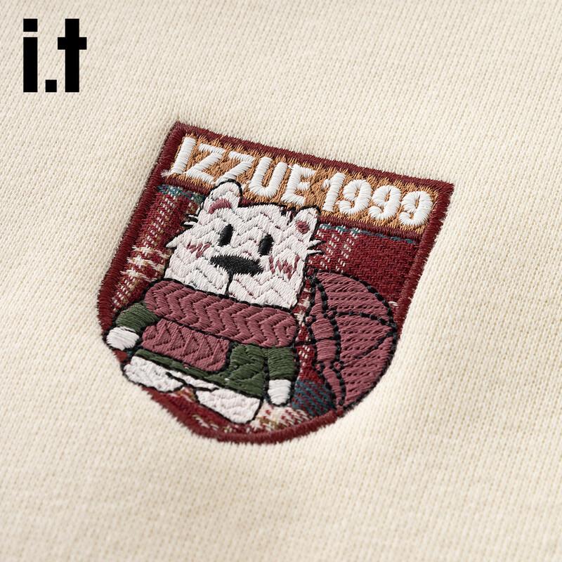 izzue it Women's Plush-Lined Bear Hoodie