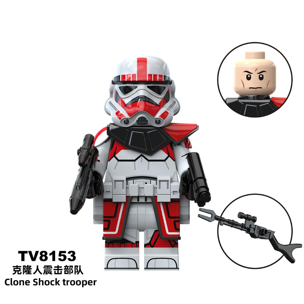 Star Wars Série 501/212 Klonový voják Stavebnice Akční figurka Sáček Hračka TV6117/6118/6119