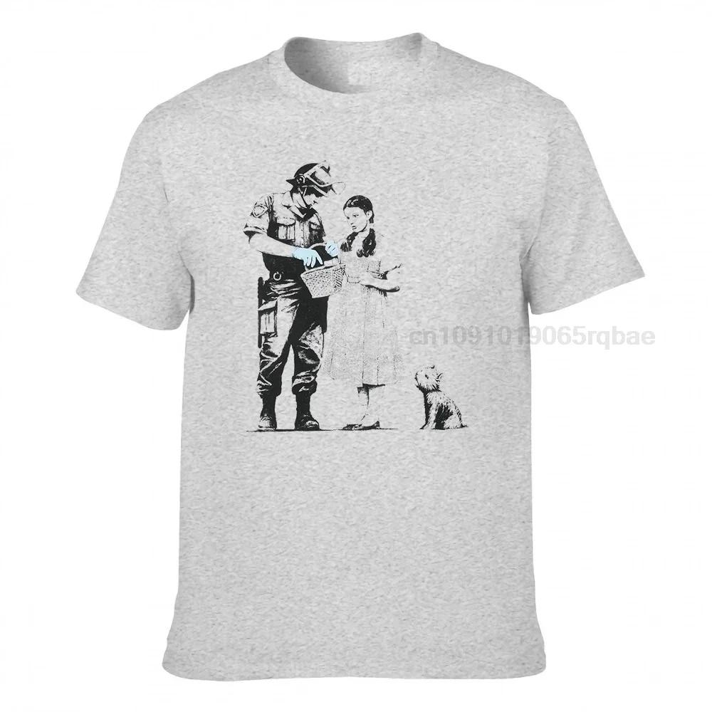 Banksy Dorothy From Oz Wizard Stop And Search Unisexs Ladies Tshirts Sizes Male Brand Teeshirt Unisex Summer Pure Cotton T Shirt