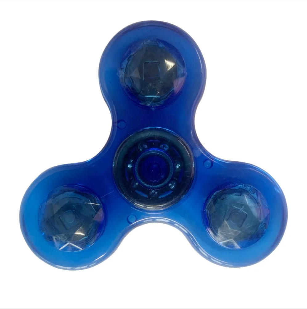 Rozsviťte Fidget Spinner Svítí ve tmě LED Prstová hračka Úleva od stresu Senzorická hračka pro Dárky na párty Školní ceny Výplň do tašky