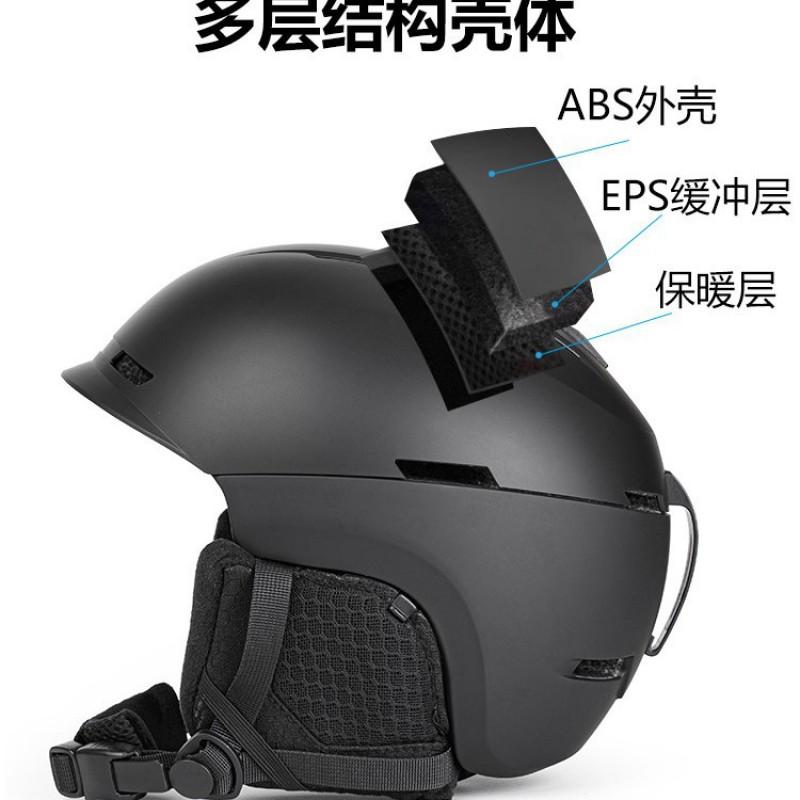 Adjustable Ski Helmet Adults Unisex Snowboarding Skiing Safety Cap With Warm Lining Outdoor Winter Sport Gear