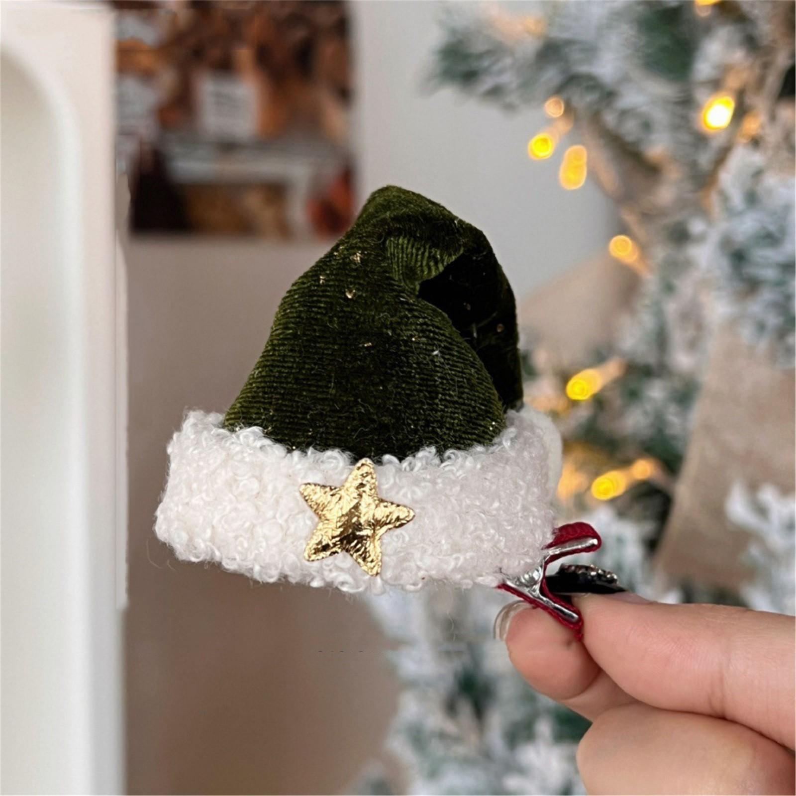 

Веселые рождественские заколки для волос, блестящие блестки, рождественские шапки, заколки со снежинками, Санта, рождественские аксессуары для волос для рождественских праздничных вечеринок One Size