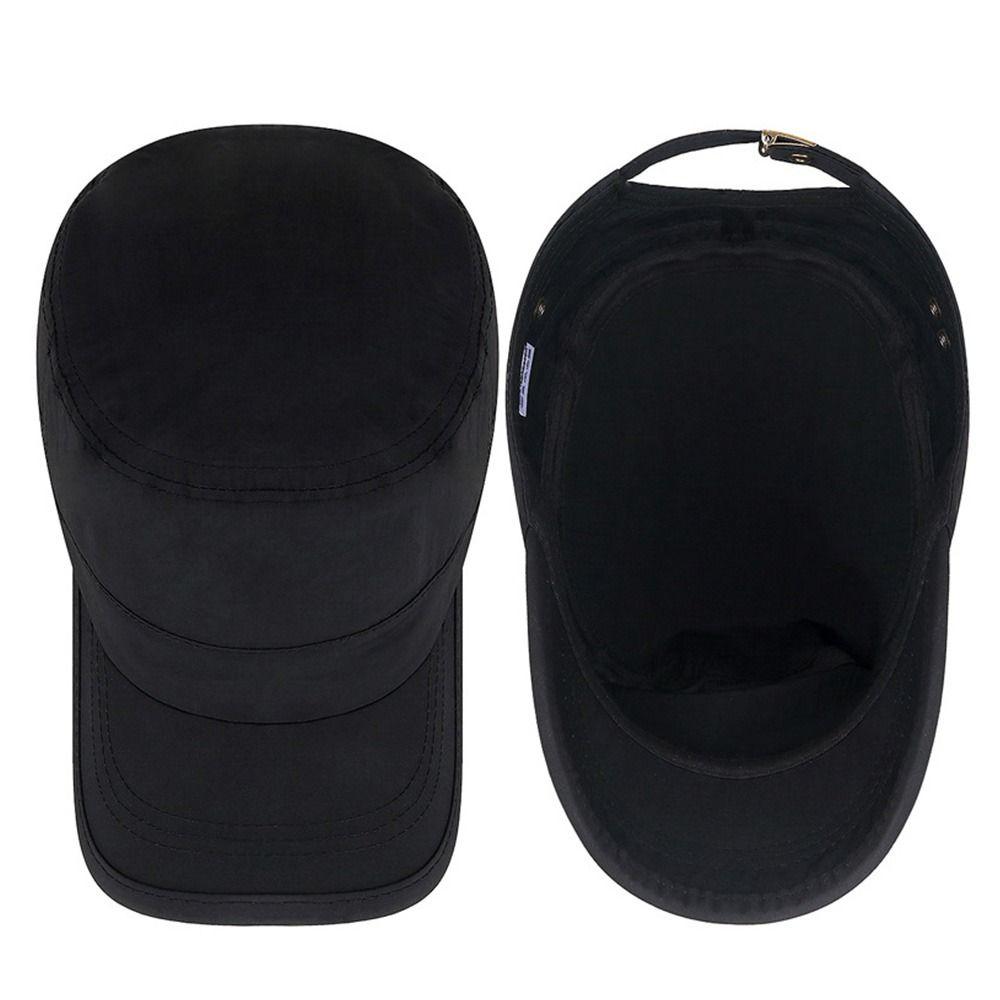 Anti-UV Baseball Cap Breathable Sun Hat Fashion Flat Top Hat  Men Women
