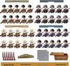 WII Military Figure Building Blocks: Weapons & Soldiers Toy Set for Boys