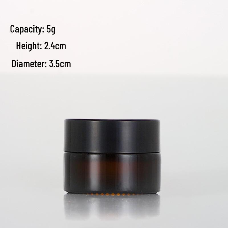 

Коричневая баночка для крема для глаз разных размеров - Дорожная, портативная стеклянная косметическая бутылочка для суб-упаковки