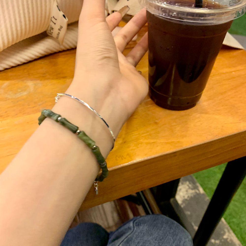 

Bangle Girl Gifts Imitation Niche Design Women Bracelet Joint Chinese Style Bracelet Hand Rope зелёный