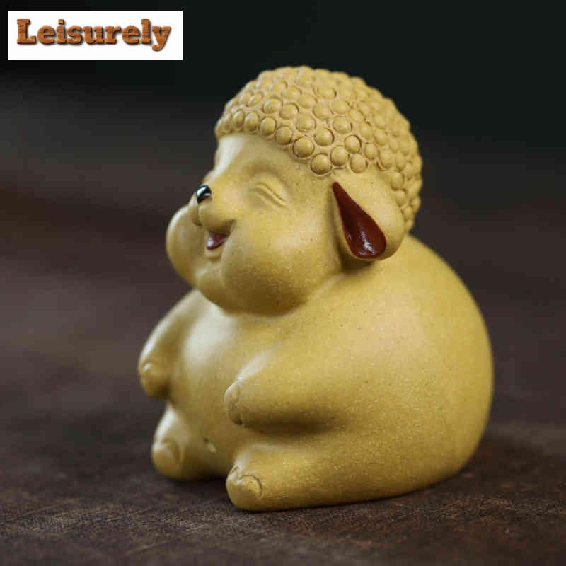 Yixing Zisha Zodiac Little Chicken Cute Sheep Tea Pet Aesthetic Fish Tank Landscaping Tea Figurine Play Toys Tea Statue Ornament