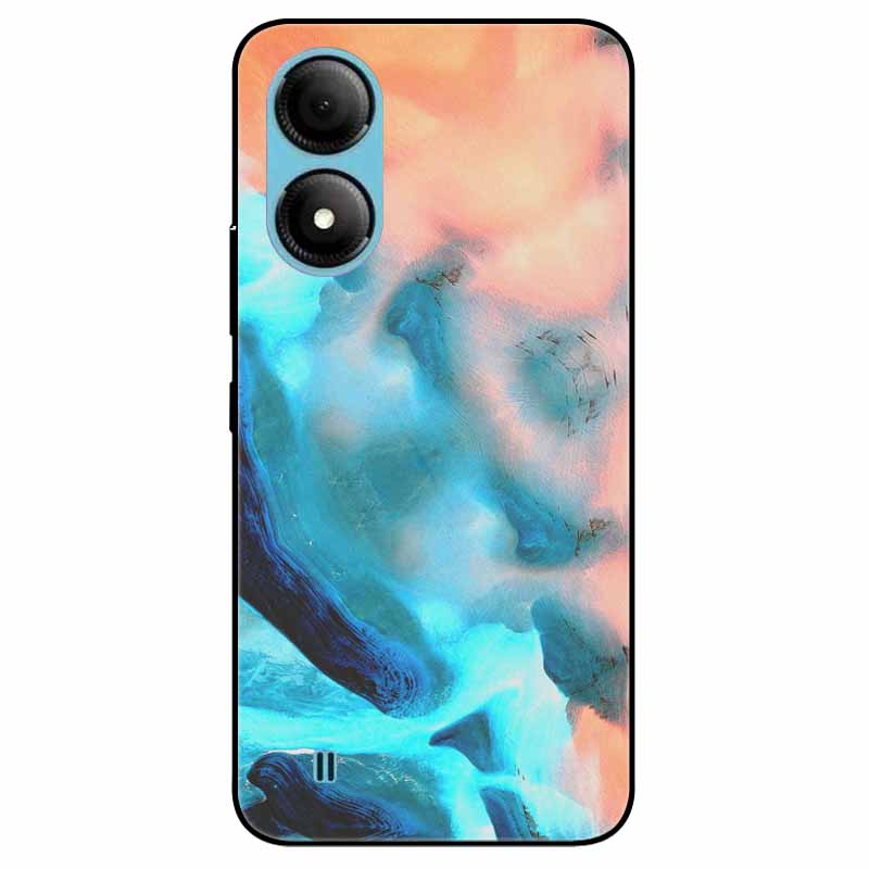 For ZTE Blade A33S Case A 33s Soft Black Painted Cats TPU Funda For ZTE Blade A33s BladeA33S Protective Silicone Cover Coques
