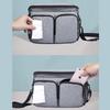 geneX Storage Bag for Strollers, Baby Wipes, Drink Holder, Buggy Bag, Diaper Bag, Diaper Bag, Storage, Outings, Baby, Kids (Gray)