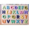 Wooden Numbers Letters Alphabet Shape Enlightenment Education Cognitive 3D Grab Board Puzzle For Baby Preschool Toys