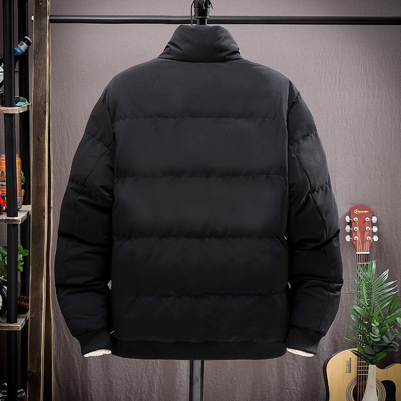 Winter Mens Hooded Korean Version of Slim-fitting Everyday Cotton-padded Clothes To Keep Warm and Versatile