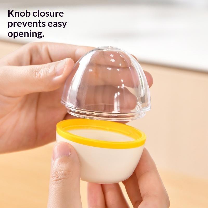 1Pc Portable Egg Holder Shatter‑Proof Egg Case Boiled Egg Holder For Office School Gym Picnic Breakfast Lunch