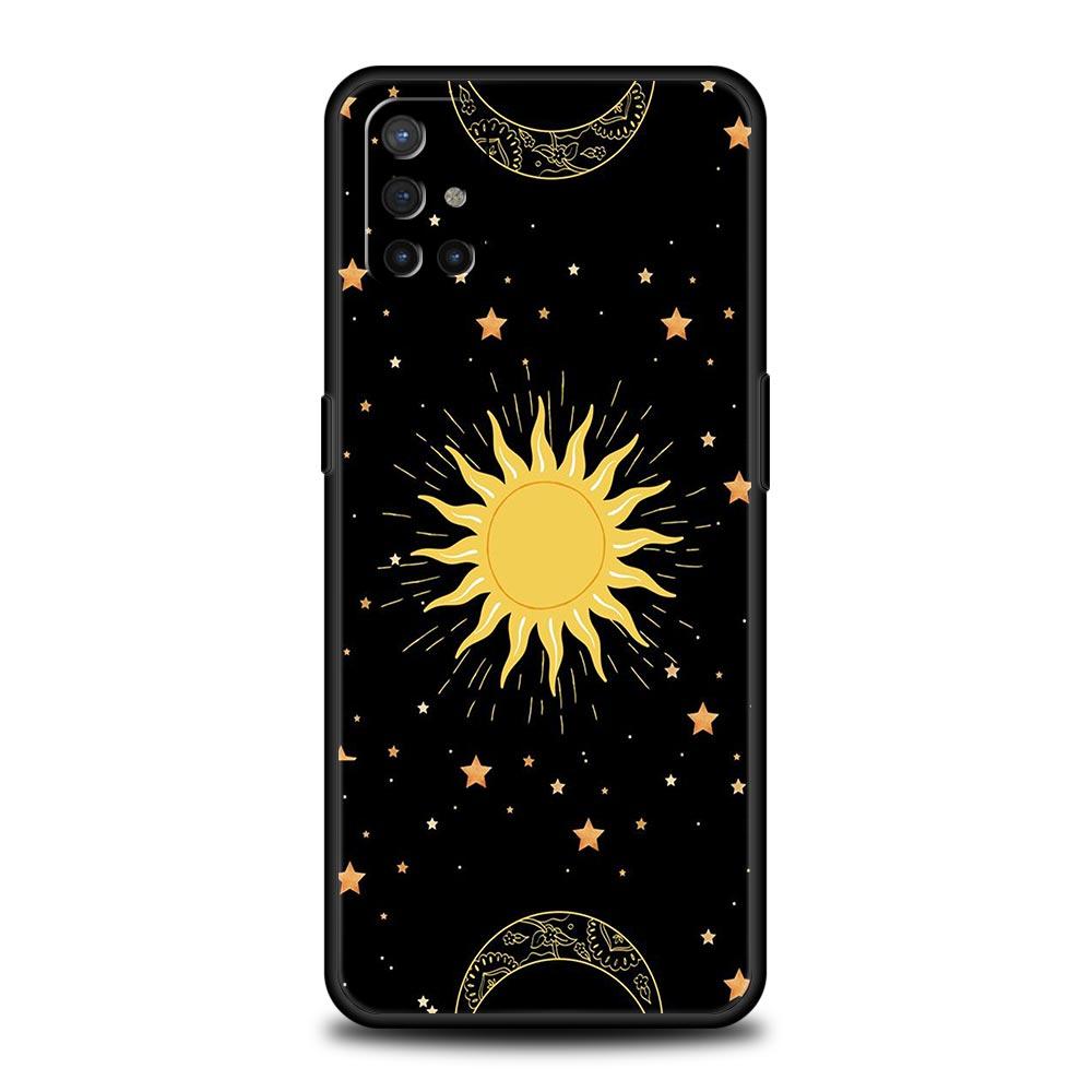 Phone Case For Oneplus 13R 12R 10R 13 12 11 10T Nord N100 N10 Z N30 CE 3 2 2T Pro Lite 5G Soft TPU Cover Funny Sun Moon Face Bag