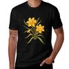 Daffodil Spring Flower Watercolor Hand Painting Tshirt Summer Festival Tshirt