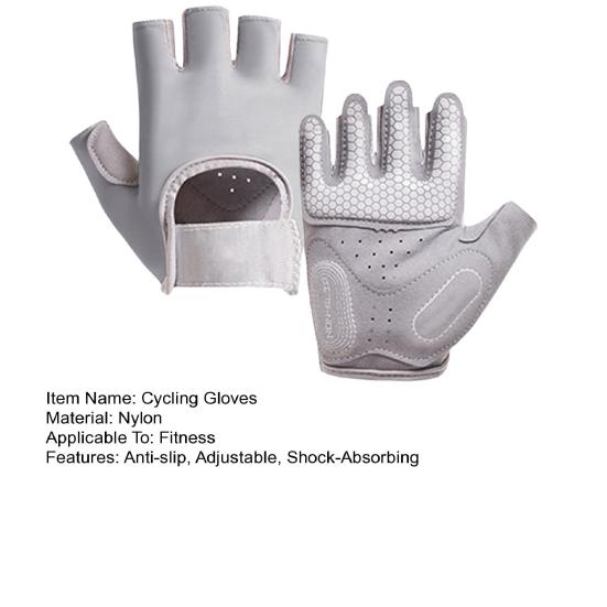 Cycling Gloves for Men Women Half Finger Bike Gloves with Anti-Slip Shock-Absorbing Pad for Mountain Road Bicycle Biking Cycling