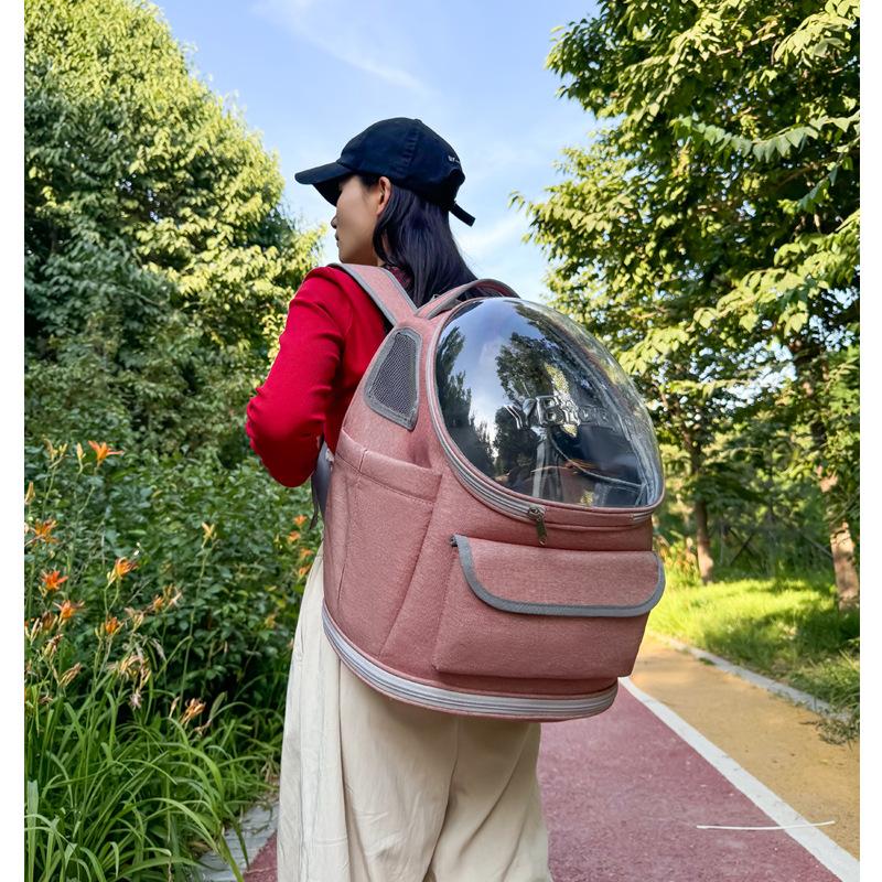 Pet Cat Bag Large Cat Bag Portable Bag for Outdoor Use Panoramic Space Capsule Backpack for Pet Cats Pet Handbag On the Back