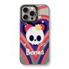 Applicable to iPhone17ProMax Halloween Personalized Skull Mobile Phone Case Apple 15/16 Niche 14Pro Large Hole