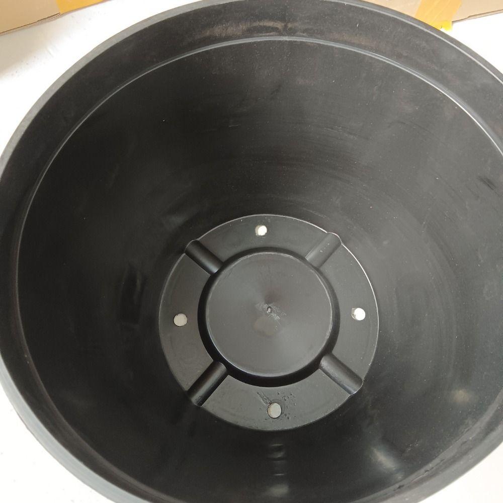 Breathable Round Flower Pot No Deformation Flower Bucket Ornament Simulation Wood Barrels  Yard