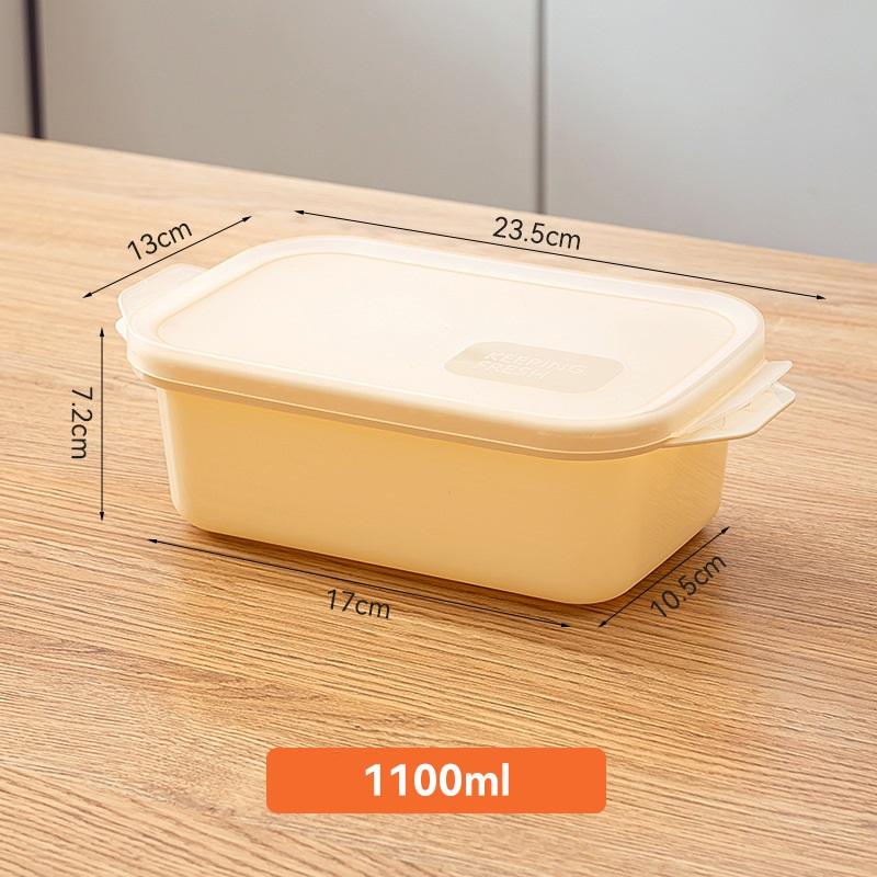 1/3 Pcs Refrigerator Food Sealed Crisper Containers Fresh Fruit Vegetables Steak Meat Storage Box Organizer Kitchen Accessories