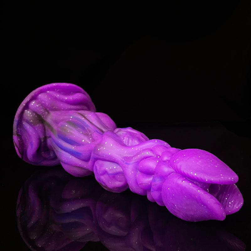 Adult Products  Mixed Color Silicone Dildo  Male And Female Sex Toys Alien Monster Anal Plug SM Masturbation Orgasmic Stick