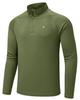 Gopuune Long Sleeve Golf UPF Activewear Rash Size Men's Half-Zip Shirt, 50+, Stretch, Moisture-Wicking, Quick-Drying, Pullover, Shirt, Guard,