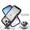Clear Case for iPhone 17 Pro PC+TPU Phone Back Cover with PET Screen Film