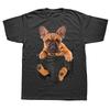 French Bulldog Weightlifting Funny Deadlift Gym T Shirts Graphic Cotton Streetwear Short Sleeve Birthday Gifts Dabbing TShirt