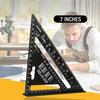Woodworking Tools Triangular Ruler Aluminum Alloy Angle Gauge Speed Measurement Metric