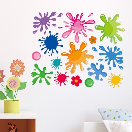 Autocolant frumos pentru grădiniță, detașabil, imprimare transparentă