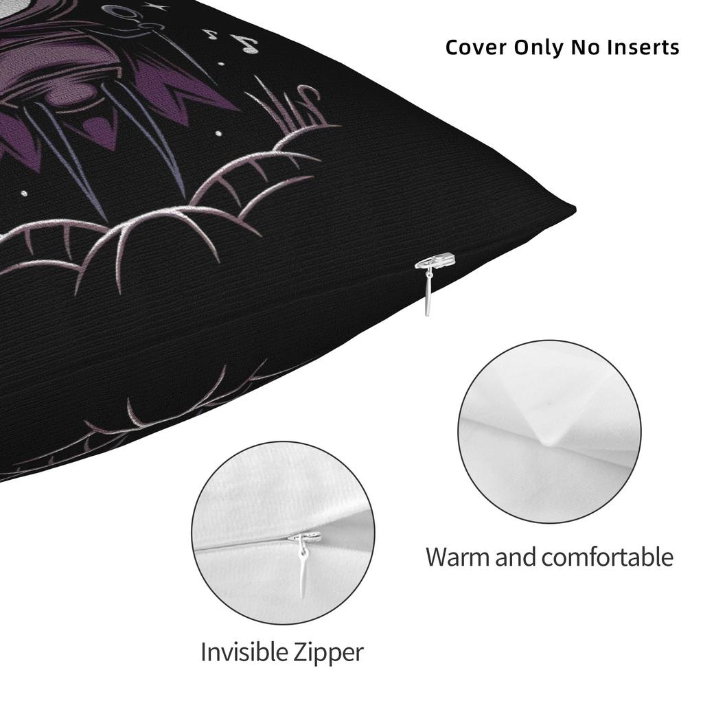 Hollow Crew Hollow Knight Square Pillow Case Polyester Decorative Pillow Action Adventure Hornet Geeky  Funny Pillowcase