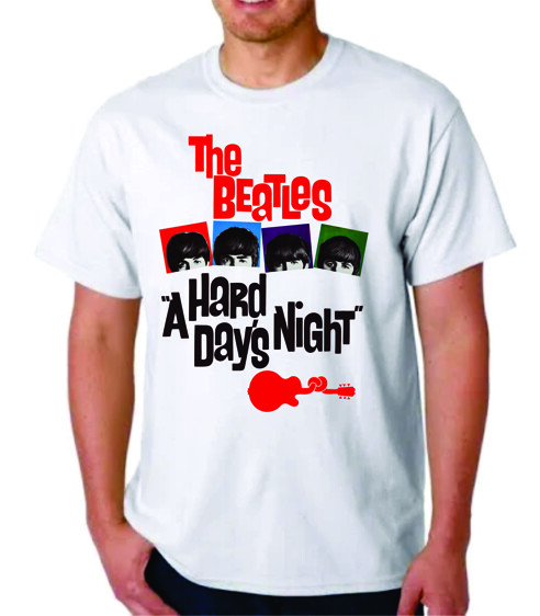 

A HARD DAY S NIGHT THE BEATLES SHIRT T-Shirt Lennon McCartney Harrison Ringo XL