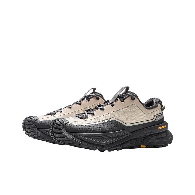 Li Ning Outdoor CF Trail Comfortable Minimalist Fashion Waterproof Rebound Low Top Hiking Shoes Unisex Hiking Shoes AHTV047-1