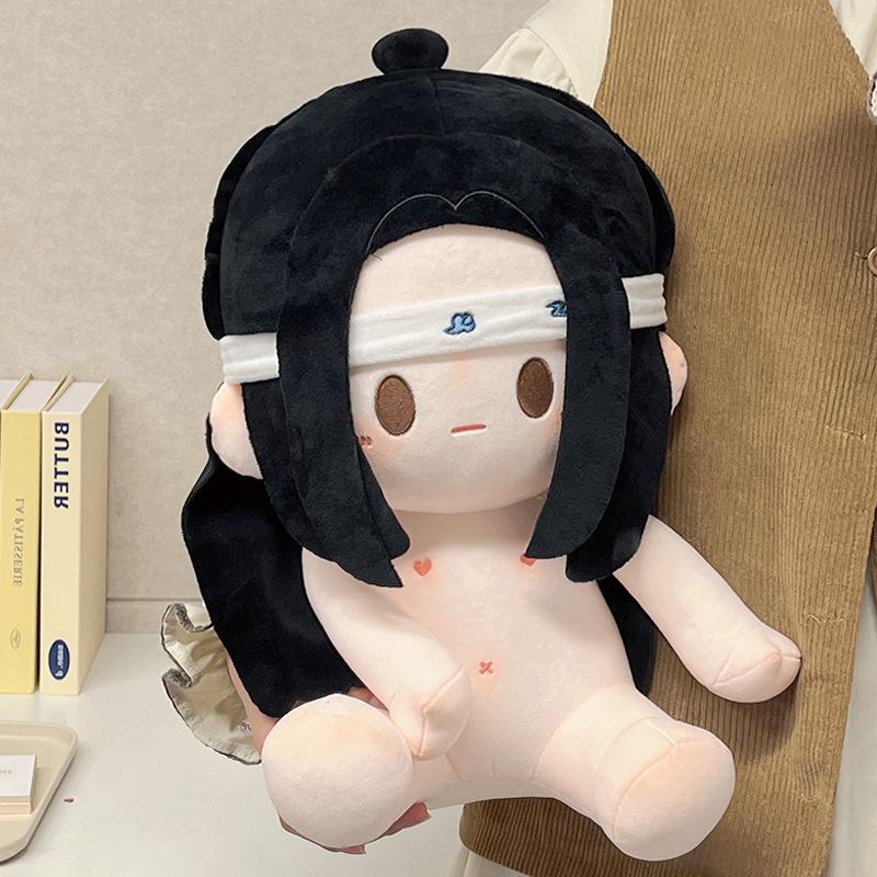 40cm Mo Dao Zu Shi Plush Doll Wei Wuxian Lan Wangji Cosplay Cute Soft Stuffed Toy Pillow For Anime Fans