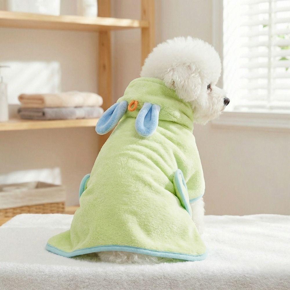 Super Absorbent Pet Quick Drying Towel Coral Fleece Microfiber Dog Towel Pet Robe Swimming