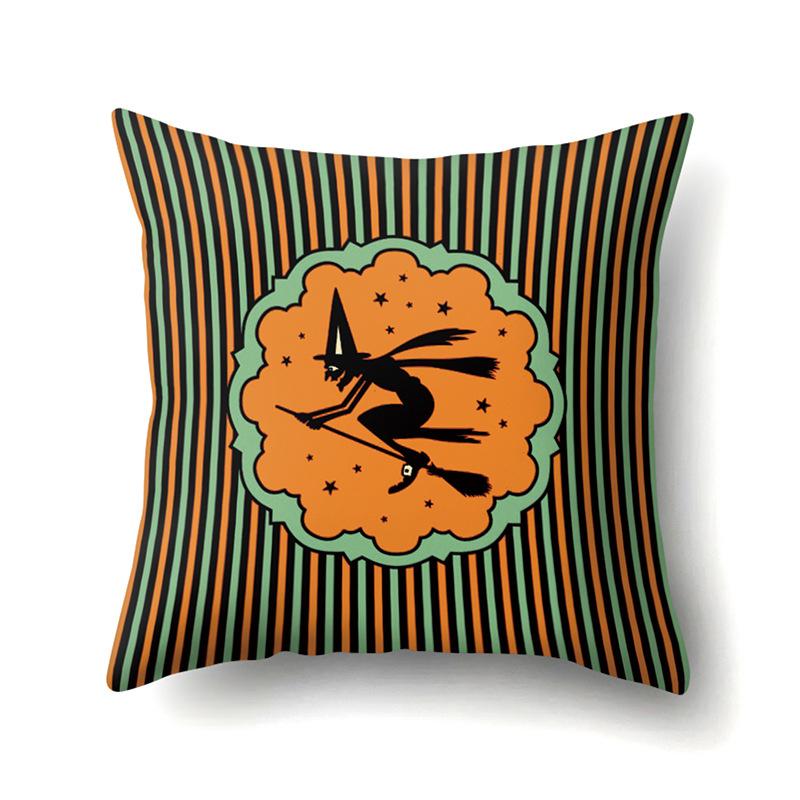 Halloween Pillowcase Car Waist Pillow Pumpkin Sofa Cushion Cover Office Home Living Room Pillowcase