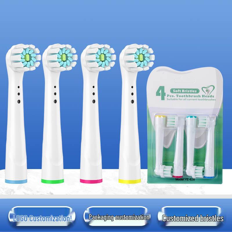 Oral-B Compatible iO Electric Toothbrush Replacement Heads - Soft Bristles, Round Head