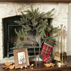 Green plants Christmas pine needles pine cones bouquet home Nordic style ornament living room flower arrangement pine branches decoration artificial