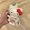 Sanrio Hello Kitty Plush Toy Kawaii Cute Cat Keychain Pendant Doll Backpack Accessory For Girls Women Ideal Gift