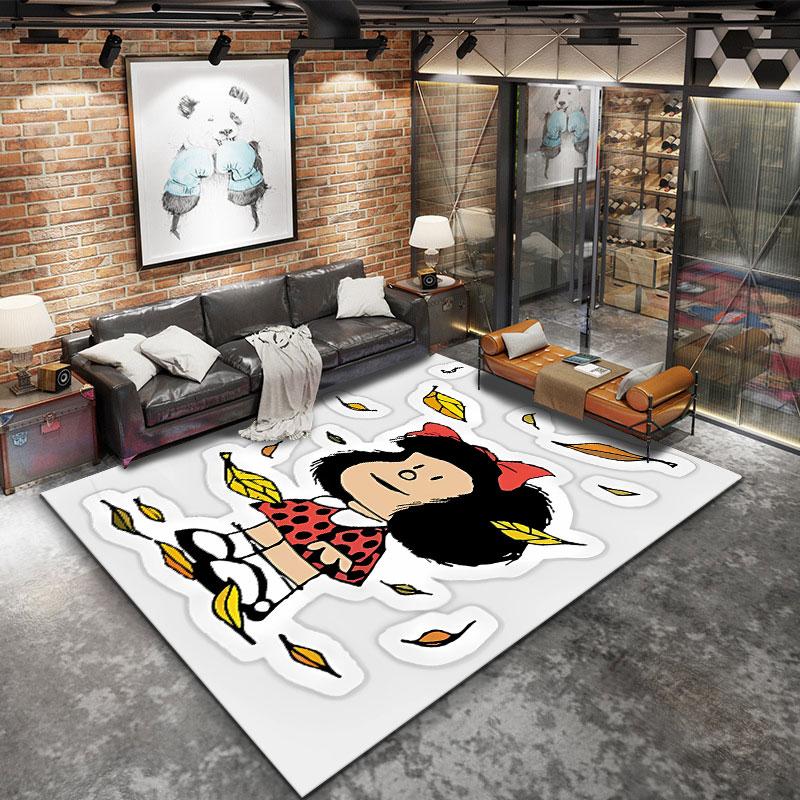 Mafalda Carpet Rug For Living Room Bedroom Home Sofa Decoration Kids Play Nonslip Floor Mat