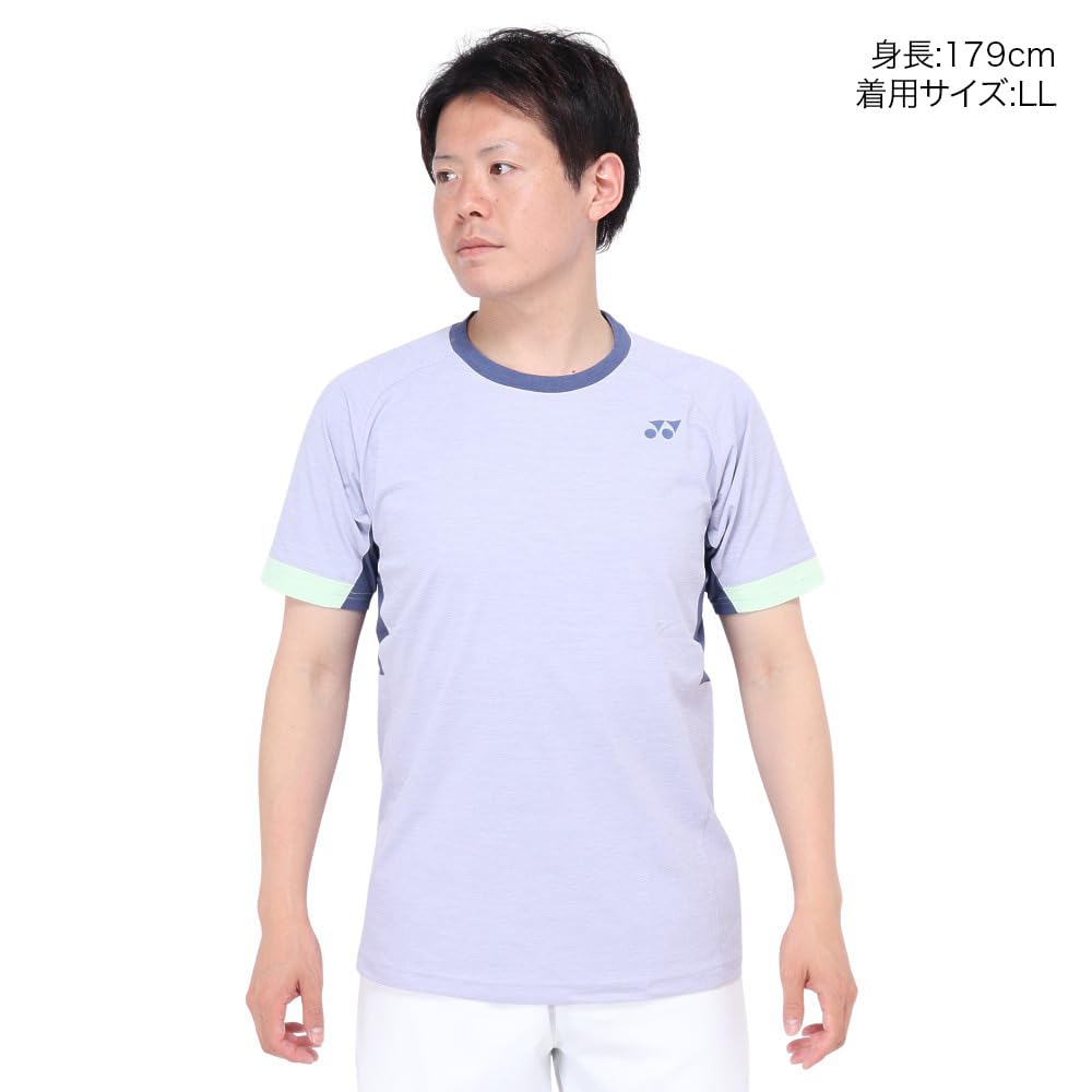 Short Sleeve Game Shirt Mist Blue M [Yonex] (Fit Style) (406)
