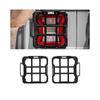 JL Wrangler Rear Taillight Protective Frame Shell - OMU Modified Brake Light Cover