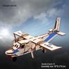 Wooden 3D Airplane Puzzle Educational DIY Toy for Children